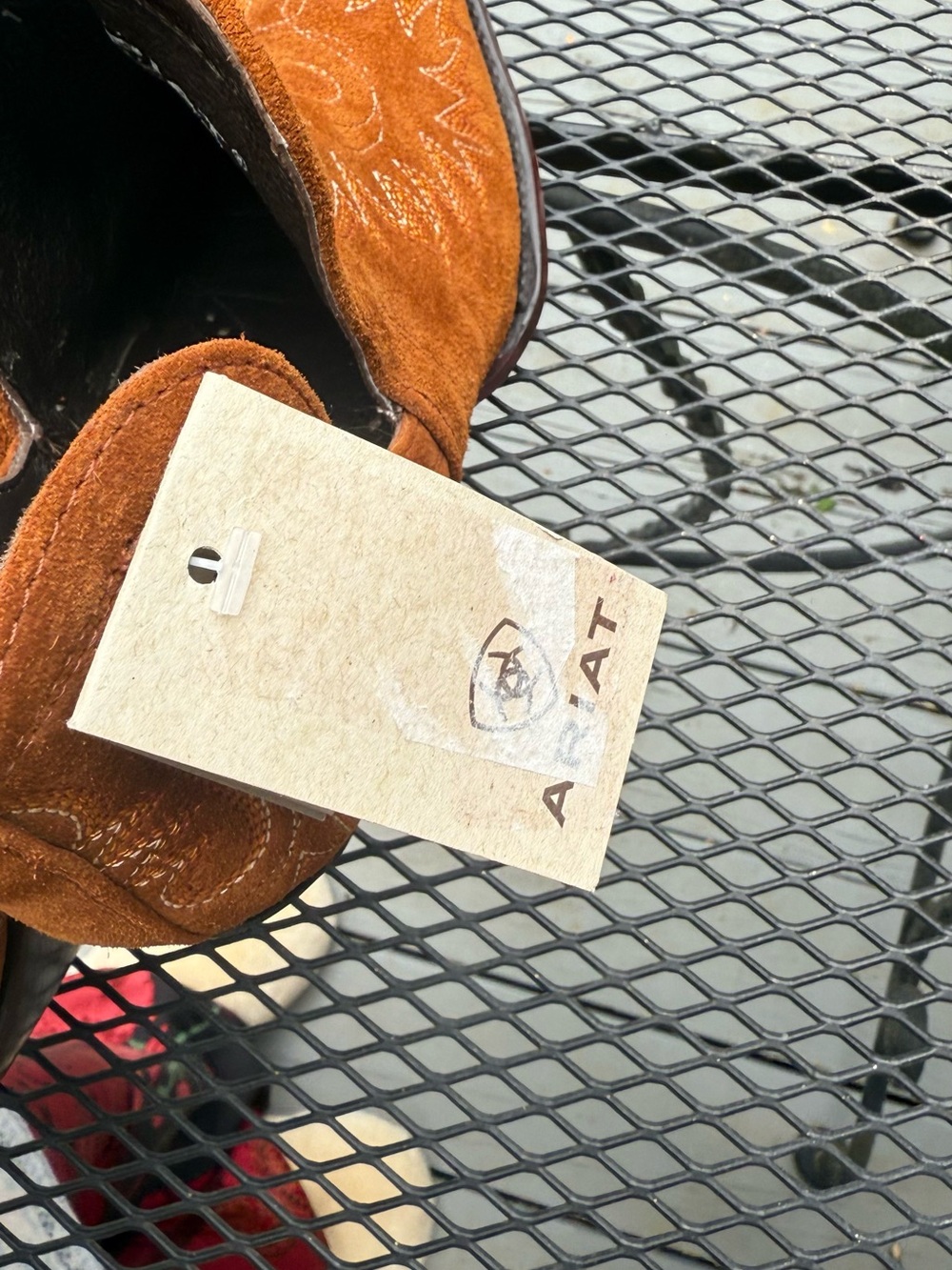 Ariat Dixon Terra Suede Western Ankle Boots - Picture 5 of 6